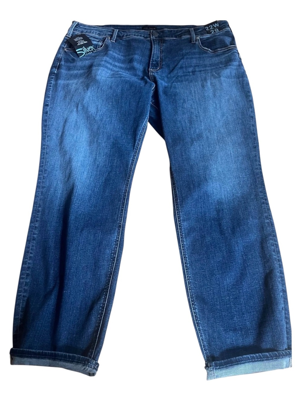 Silver Jeans Women's Boyfriend Jeans - Blue Wash